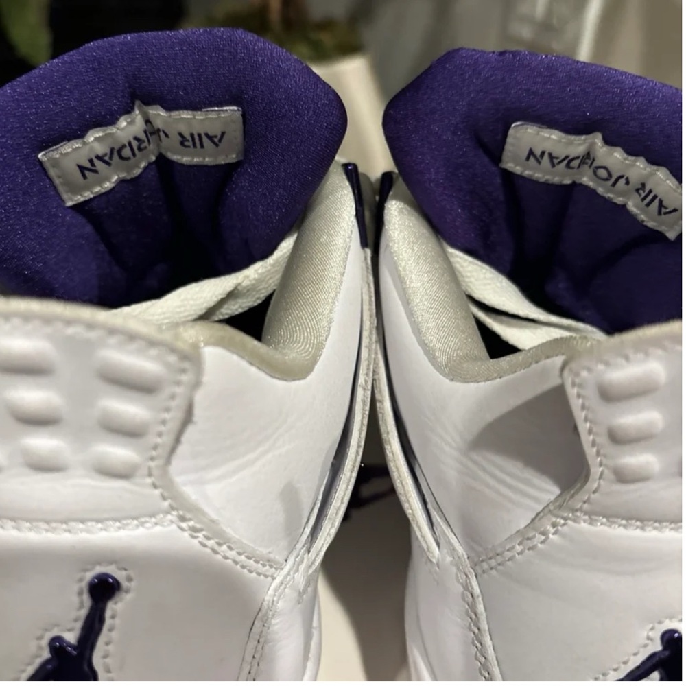 Jordan 4 purple matalics